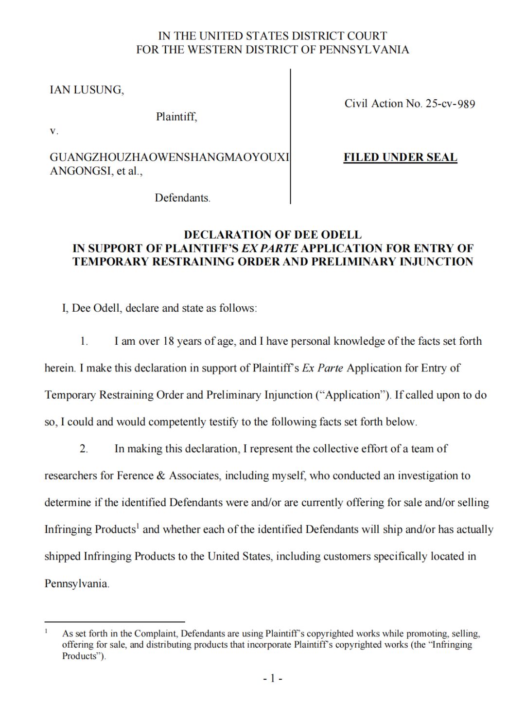 25-cv-00989，菲律宾艺术家Ian Lusung复古图案，9个版权图维权！