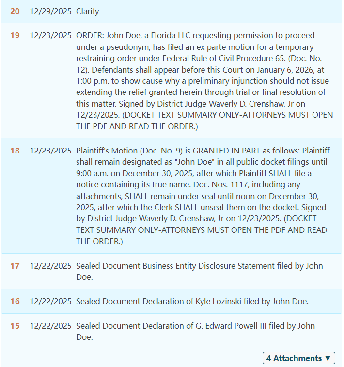 25-cv-01376，Magnetic Bag磁性包背后维权，全网654店被TRO