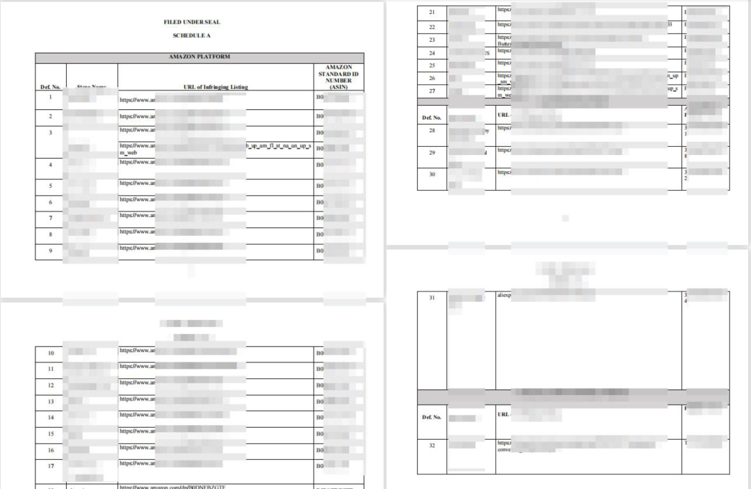 25-cv-2179，Butterfly pillow婴儿头部保护背包版权维权，32店TRO冻结名单！