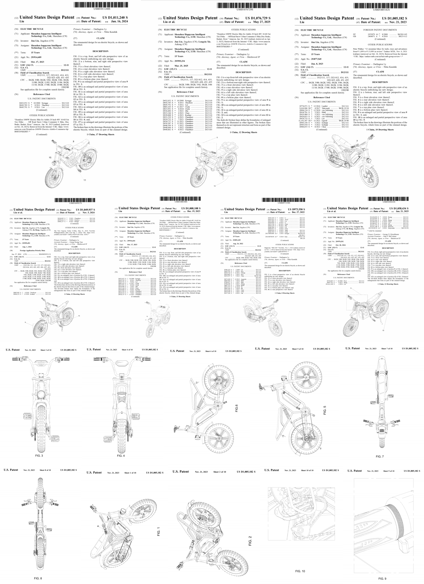 2026-cv-09679 HappyRun电动自行车专利起诉,Amazon卖家立刻排查同源货盘