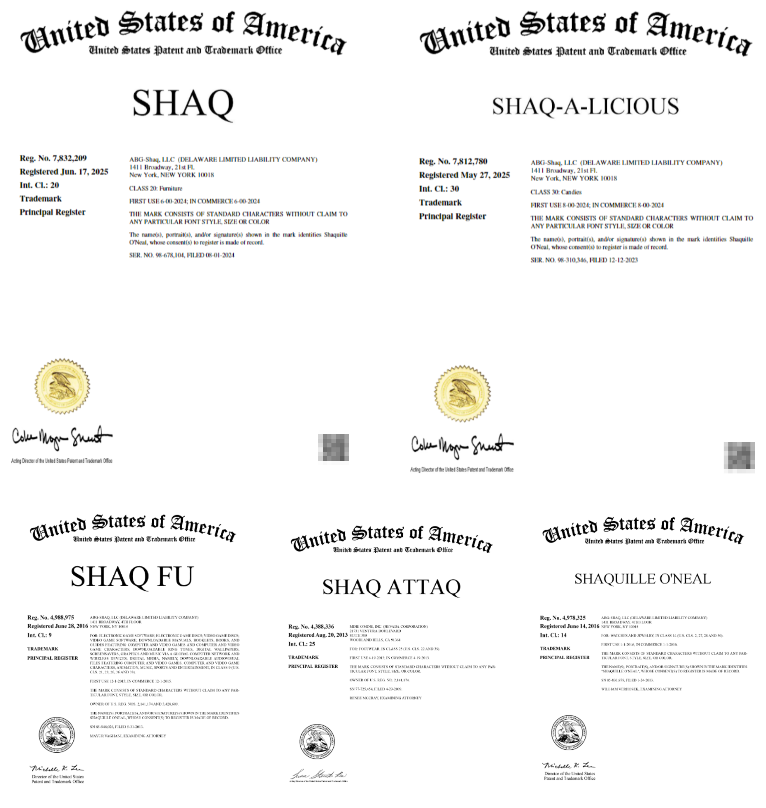 26-cv-04979 Shaquille O'Neal商标维权,79名卖家先查初步禁令与商品范围